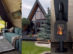A-frame – дом-шалаш с панорамными окнами | «Хвойный двор»