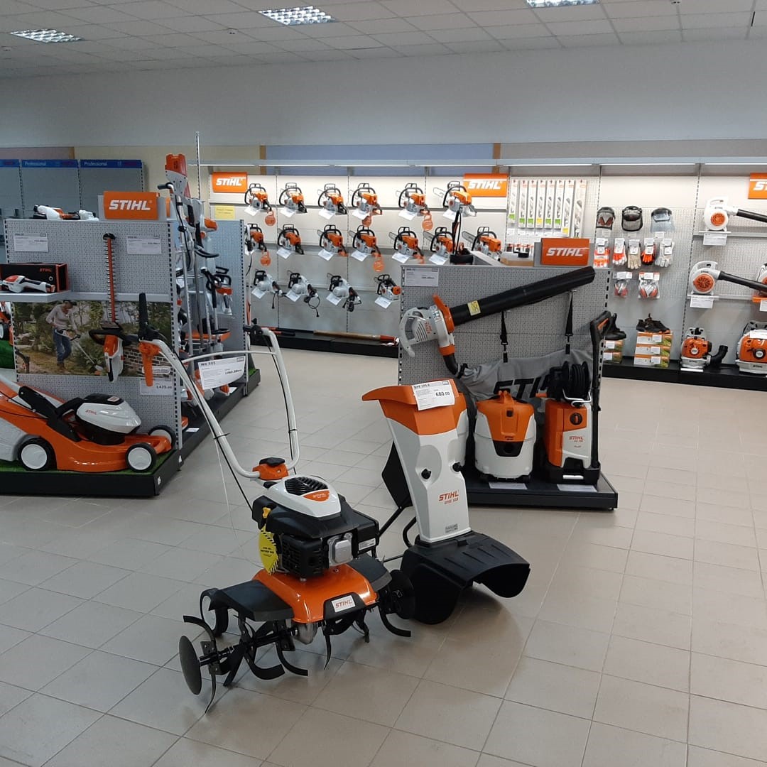 В Кобрине открылся новый магазин садовой и строительной техники STIHL