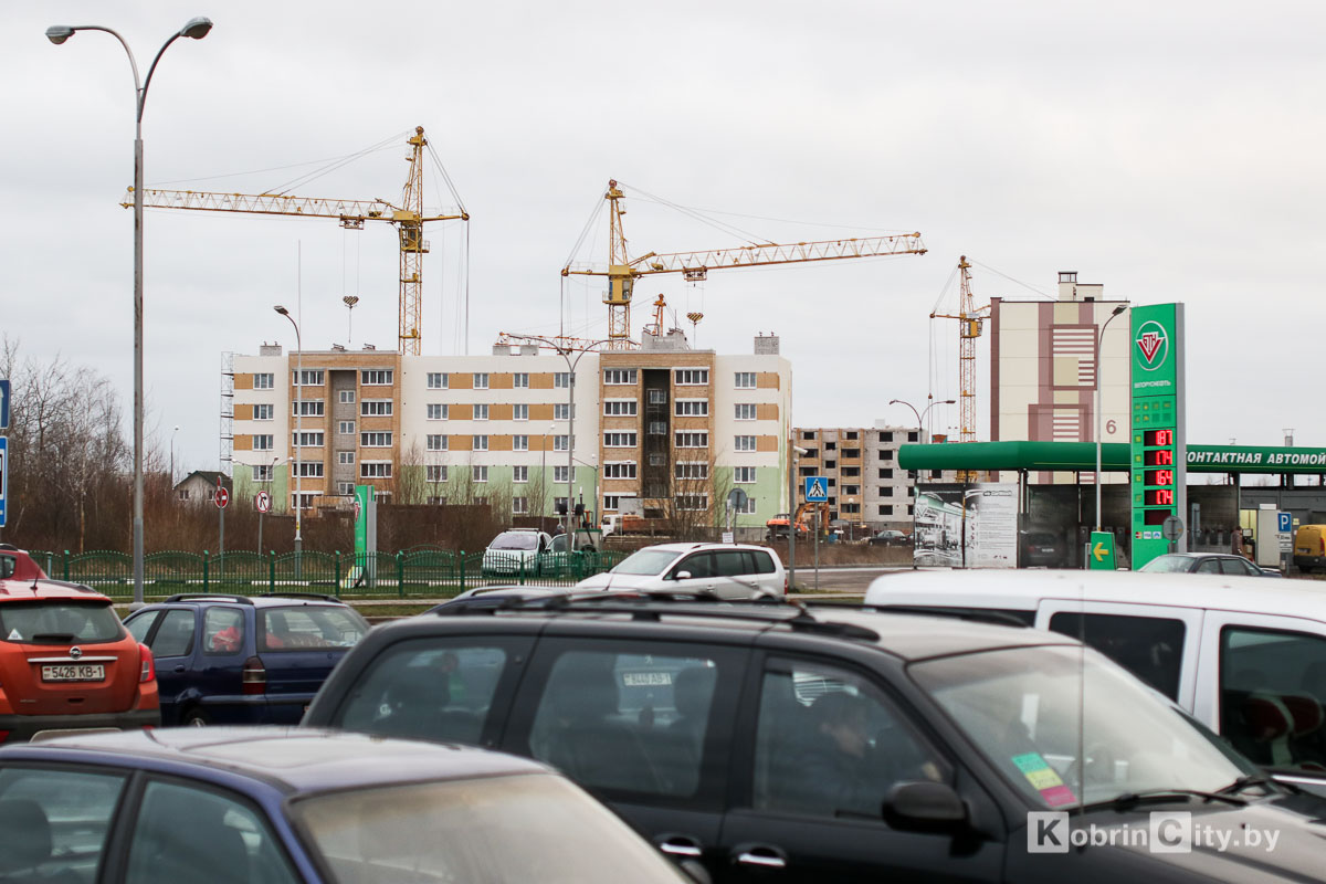 Застройка микрорайона №4 в Кобрине