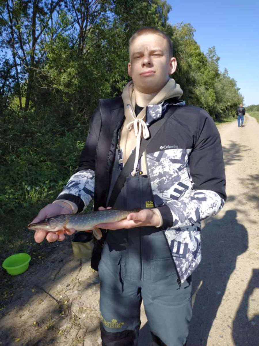 В Кобрине определяли лучшего спиннингиста города – самый младший участник поймал самую большую рыбу