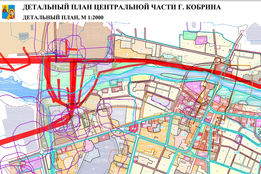 Опубликован градостроительный проект «Детальный план центральной части г. Кобрина»
