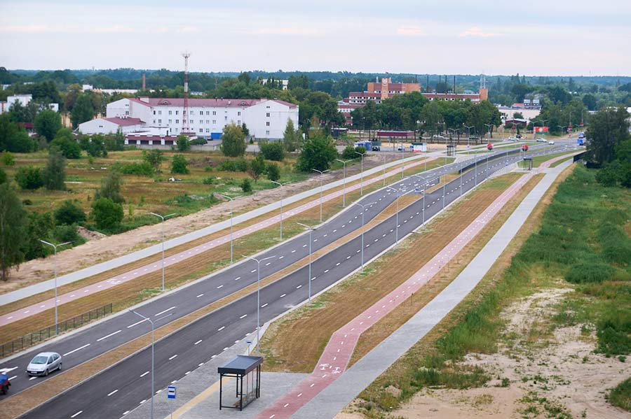 В Кобрине открыли улицу Республиканскую: новая дорога соединила два района