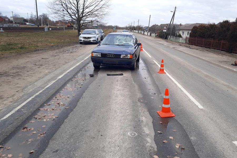 РОСК Кобринского РОВД ищет свидетелей ДТП: Audi 80 совершила наезд на пешехода по улице Привокзальной
